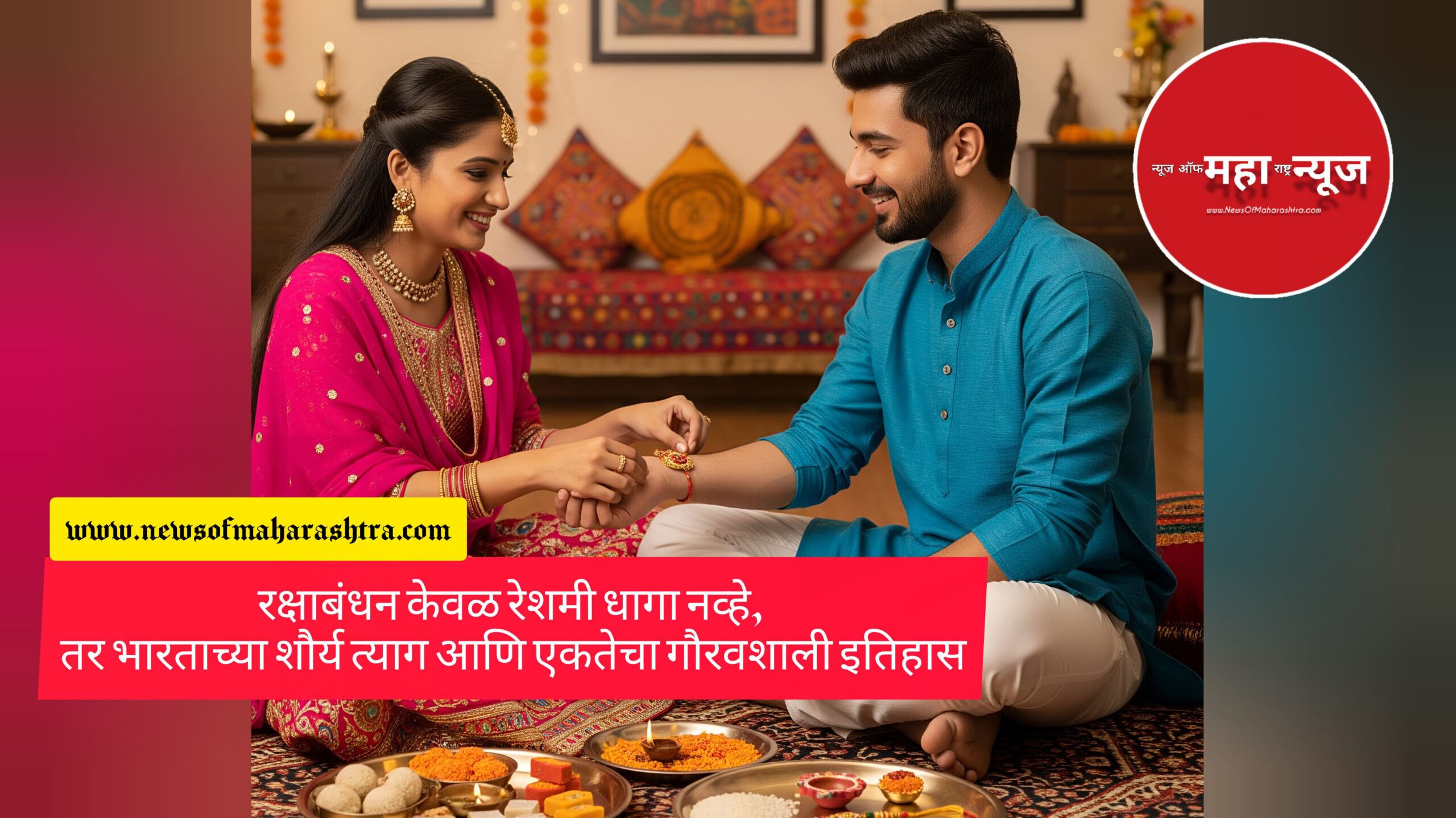 रक्षाबंधन इतिहास (Rakshabandhan Itihas) रक्षाबंधन 2025 (Rakshabandhan 2025) राखी पौर्णिमा (Rakhi Purnima)